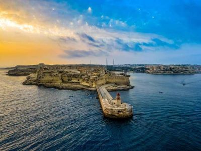 Malta Hafen Landschaft