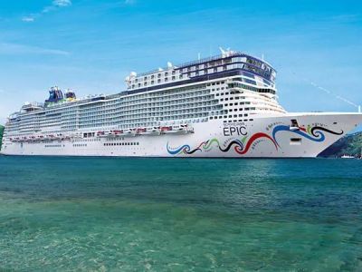 Norwegian Cruiseline Epic von aussen
